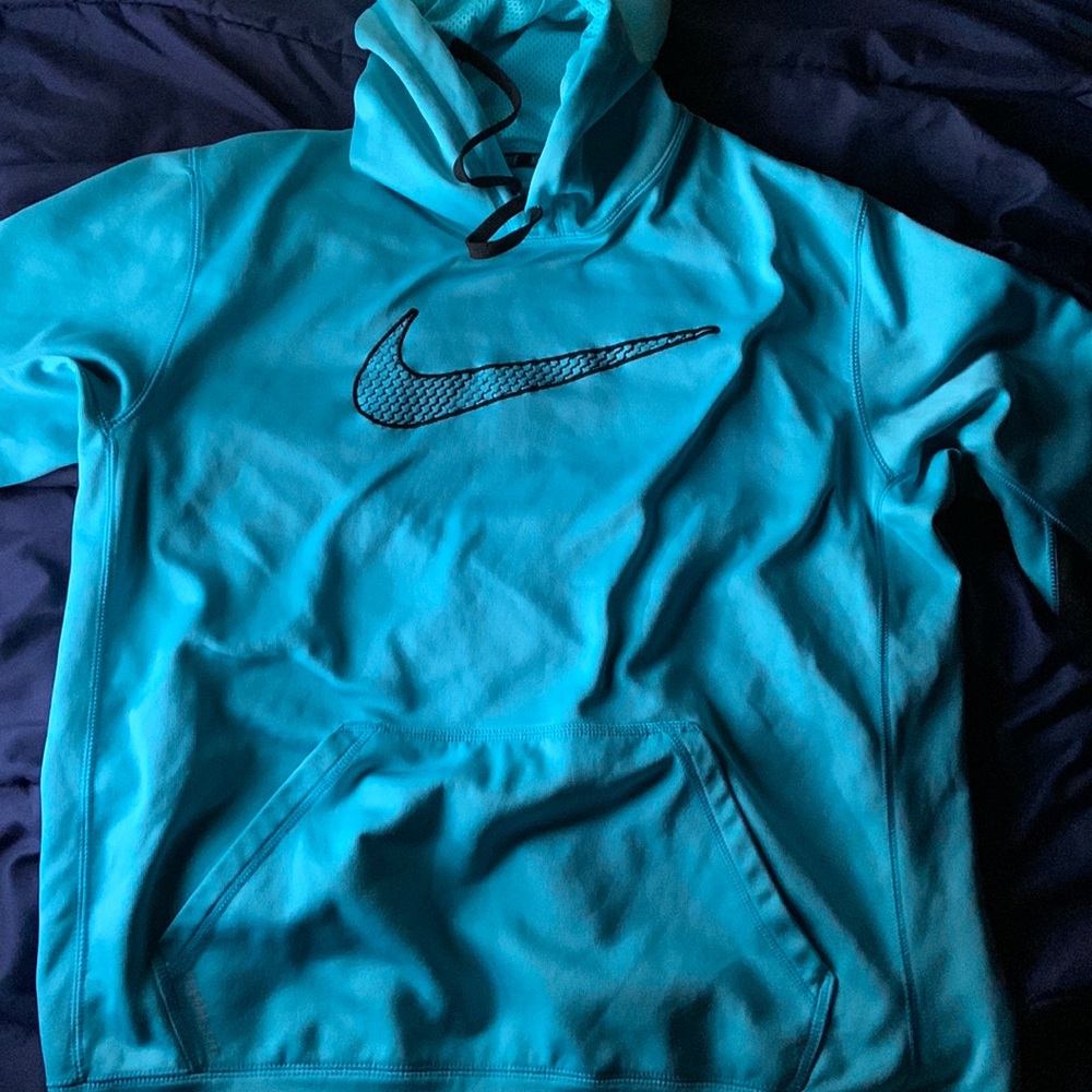 Nike light blue active sweatshirt